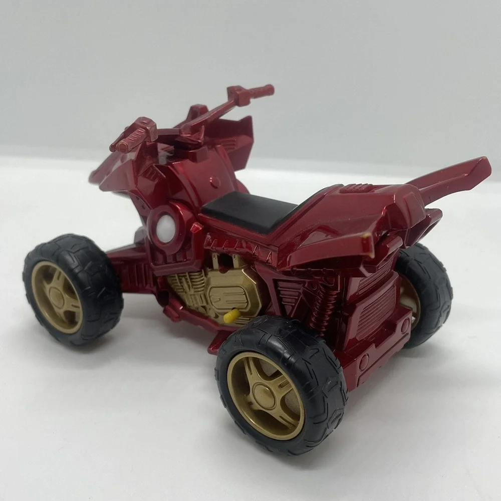 Iron Man Quad Motorcycle Action Figure‎ Vehicle Toy 2010 Marvel Hasbro C-2945A